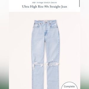 Abercrombie 90’s Straight Jeans